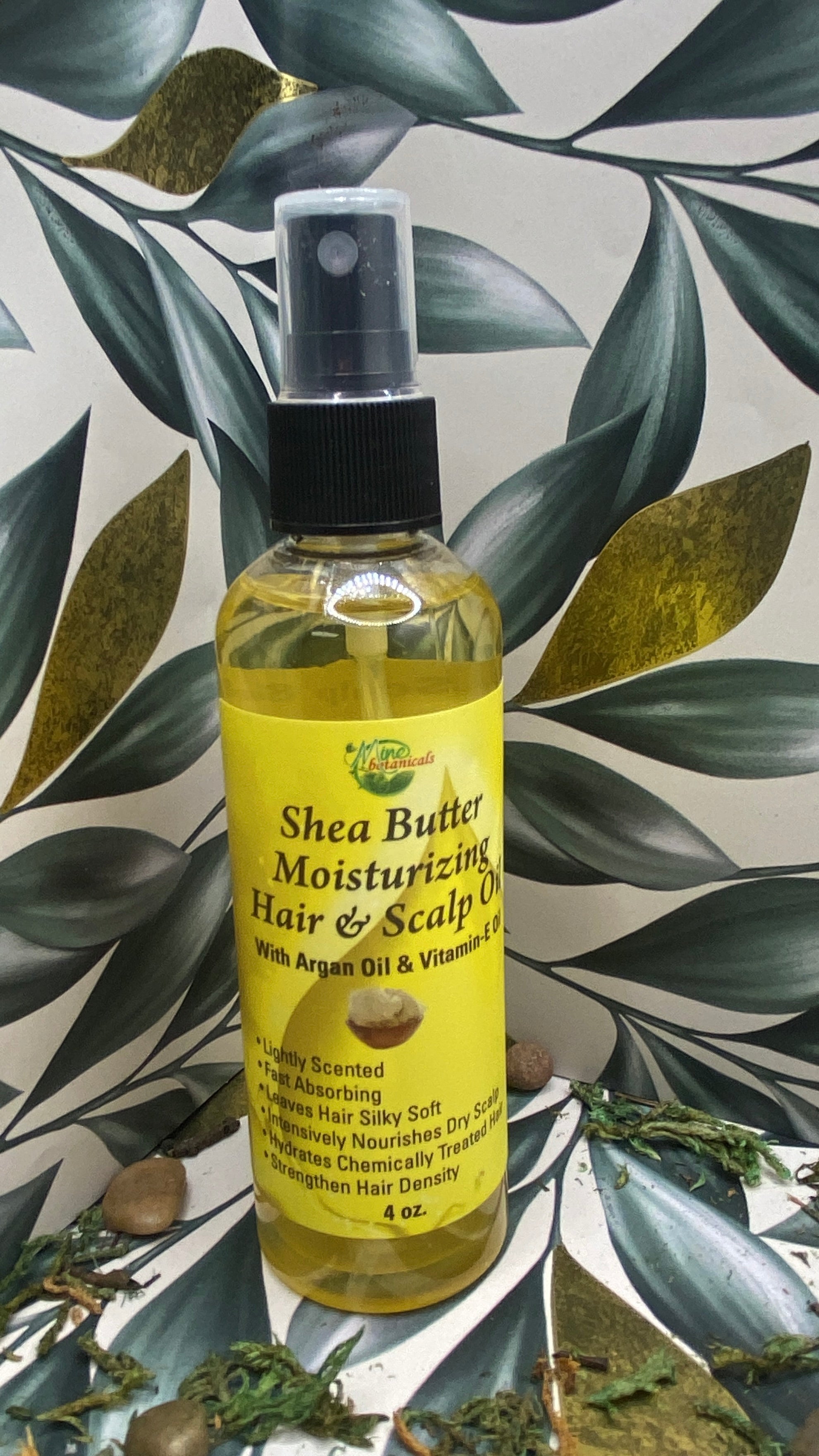 Shea Butter Moisturizing Hair & Scalp Oil (4 oz)